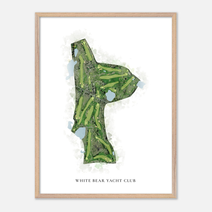 Print of White Bear Yacht Club Classic Map
