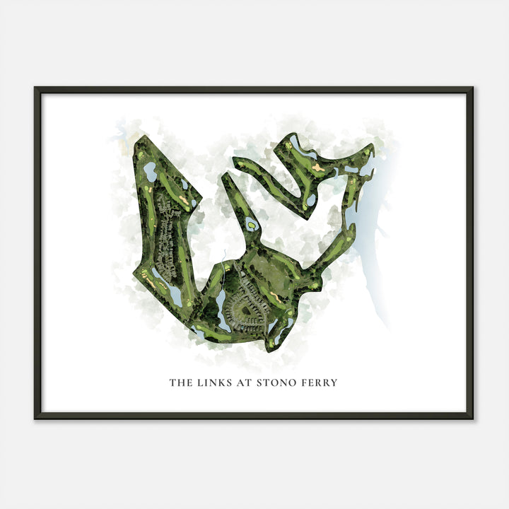 Print of The Links At Stono Ferry Classic Map