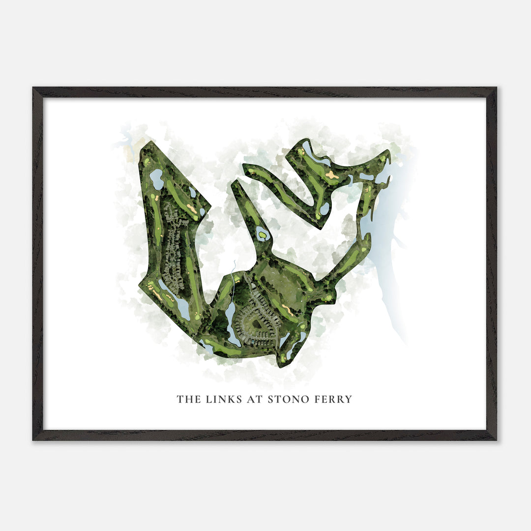 Print of The Links At Stono Ferry Classic Map