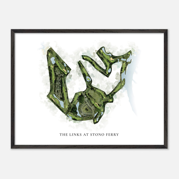 Print of The Links At Stono Ferry Classic Map