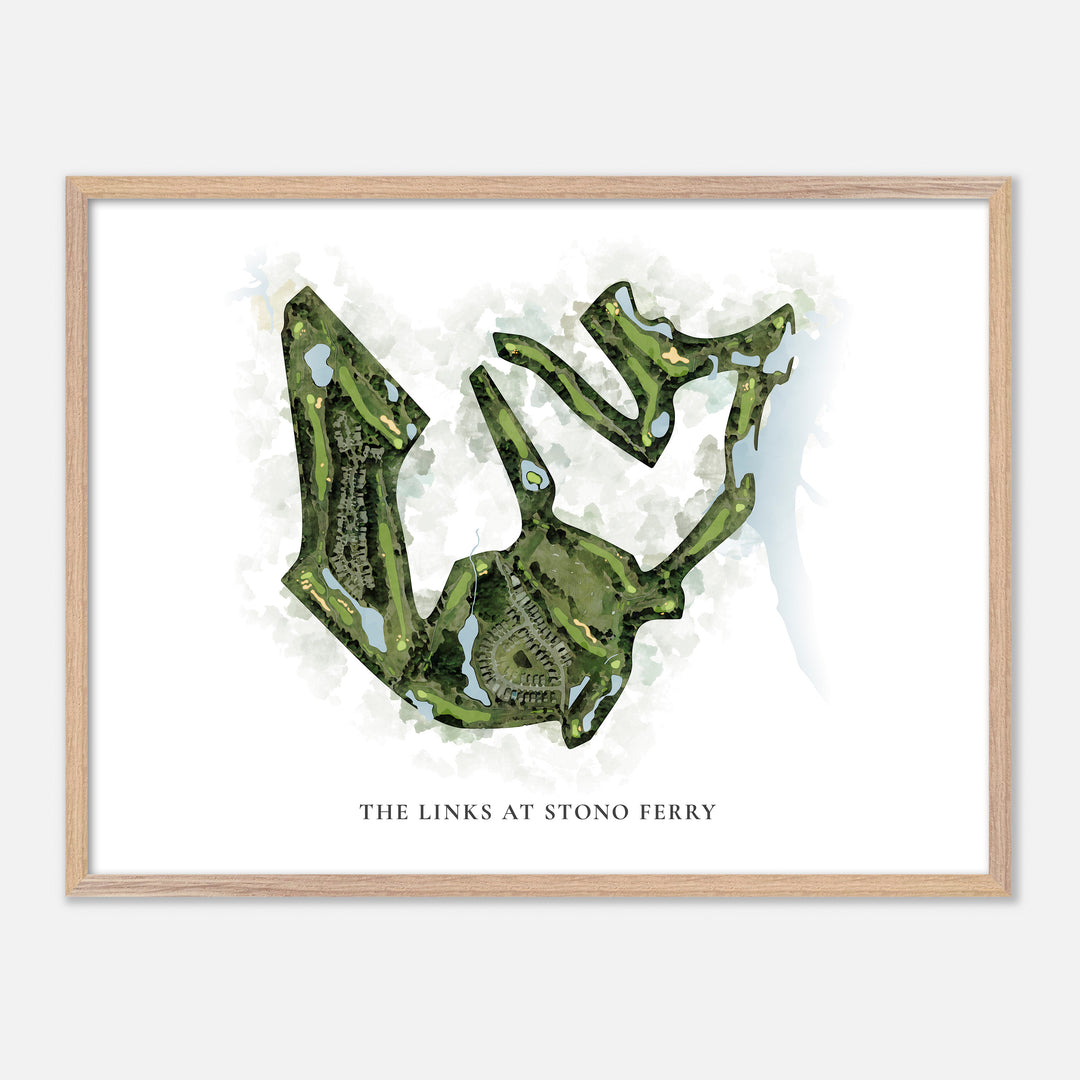 Print of The Links At Stono Ferry Classic Map