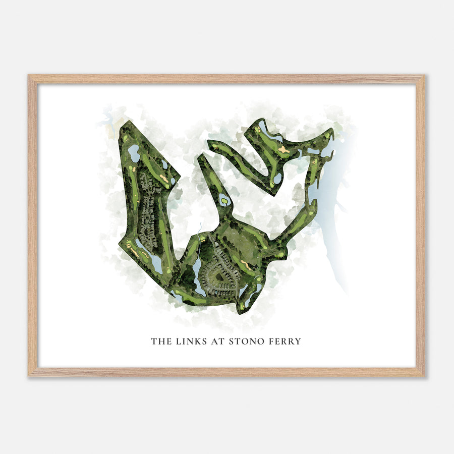 Print of The Links At Stono Ferry Classic Map