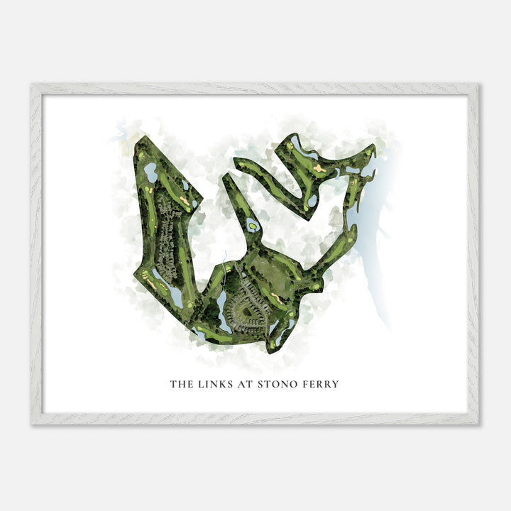 Print of The Links At Stono Ferry Classic Map