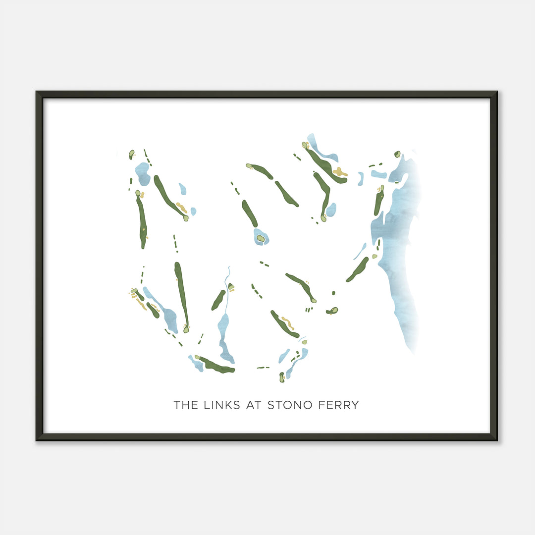 Print of The Links At Stono Ferry Modern Map