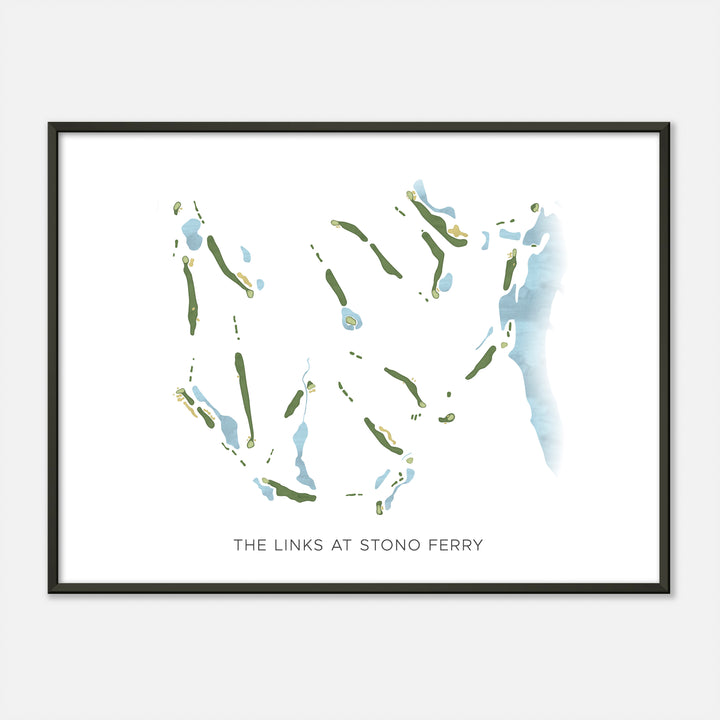 Print of The Links At Stono Ferry Modern Map