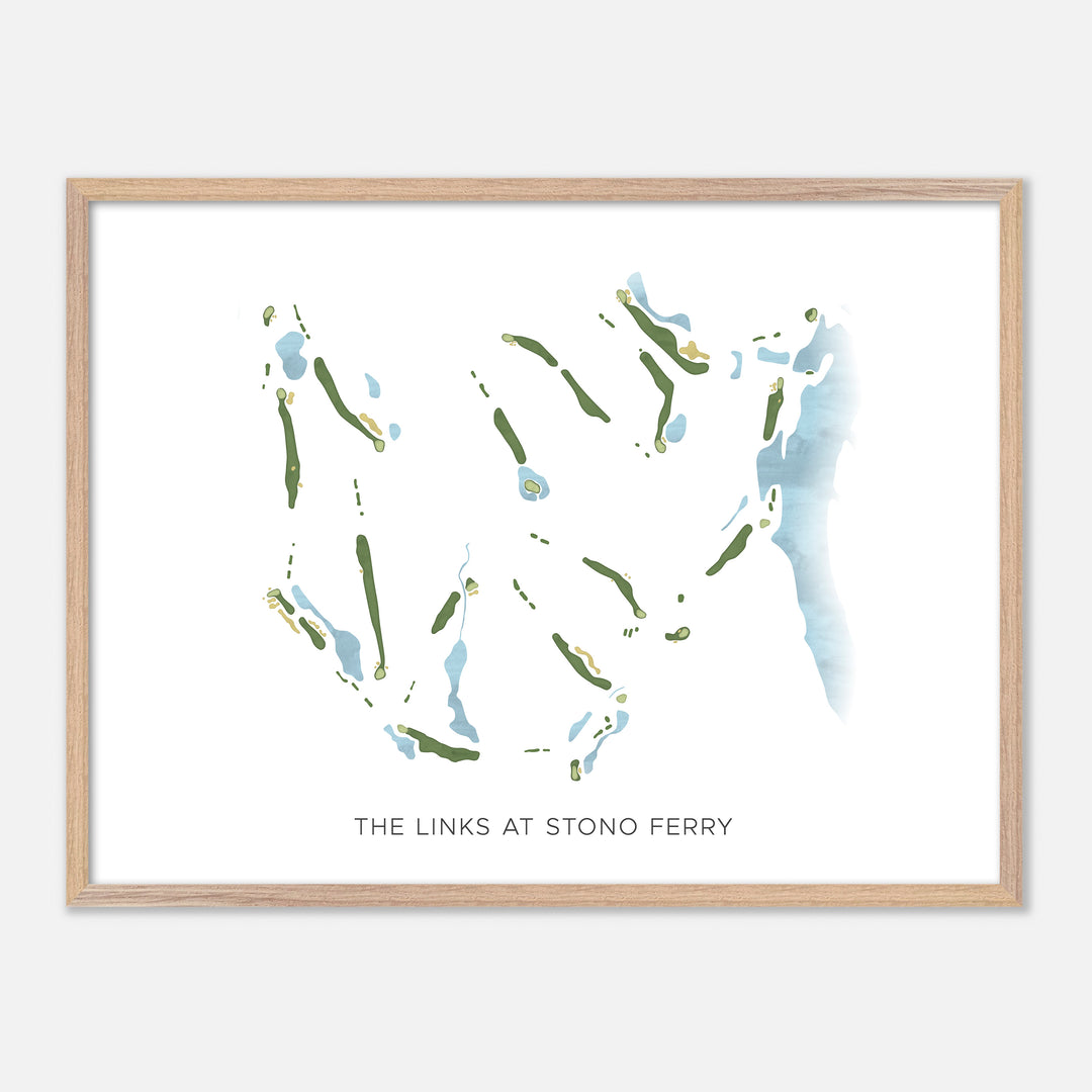 Print of The Links At Stono Ferry Modern Map