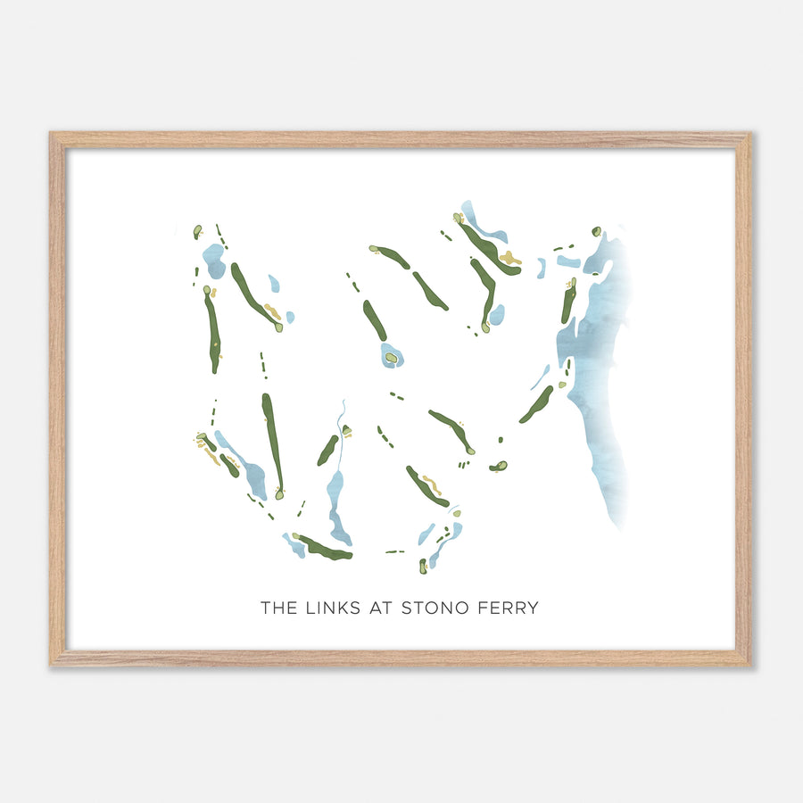 Print of The Links At Stono Ferry Modern Map