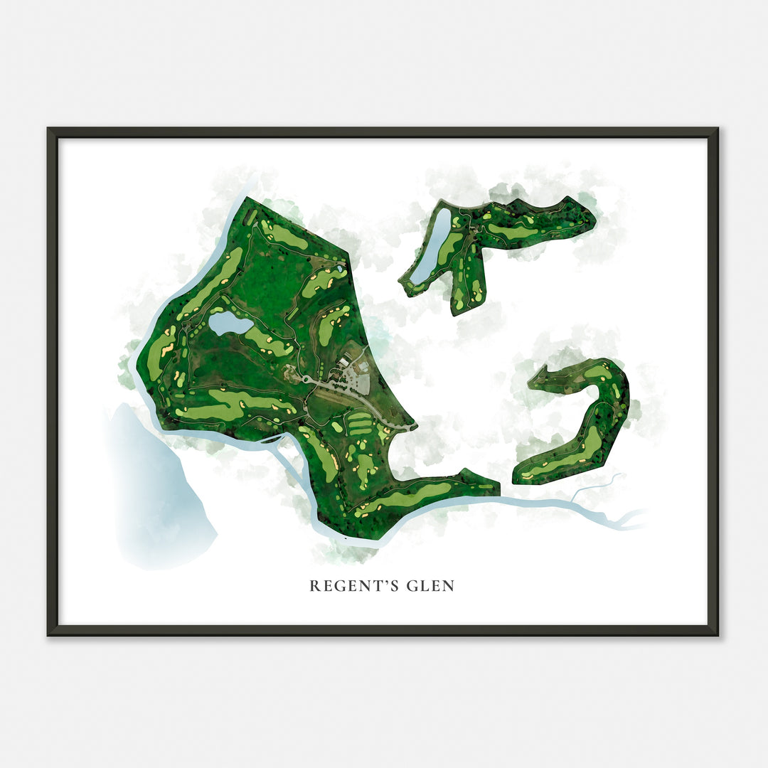 Print of Regent'S Glen Classic Map