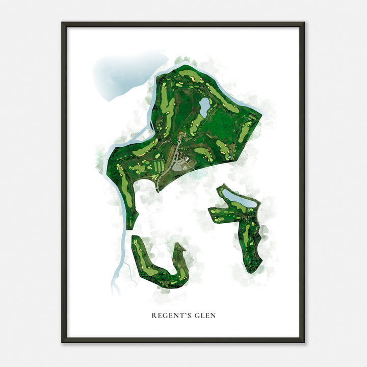 Print of Regent'S Glen Classic Map