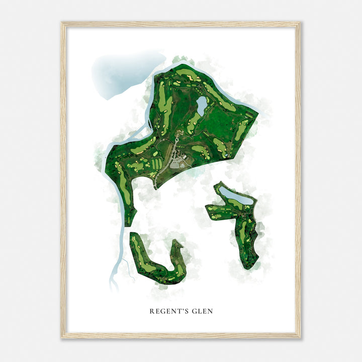 Print of Regent'S Glen Classic Map