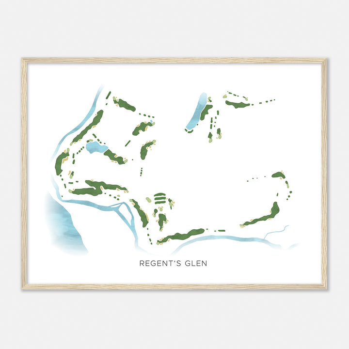 Print of Regent'S Glen Modern Map