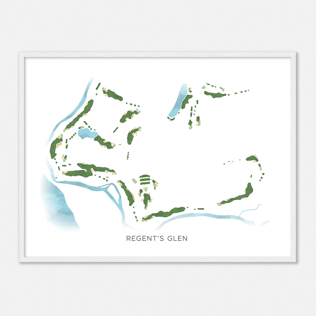 Print of Regent'S Glen Modern Map