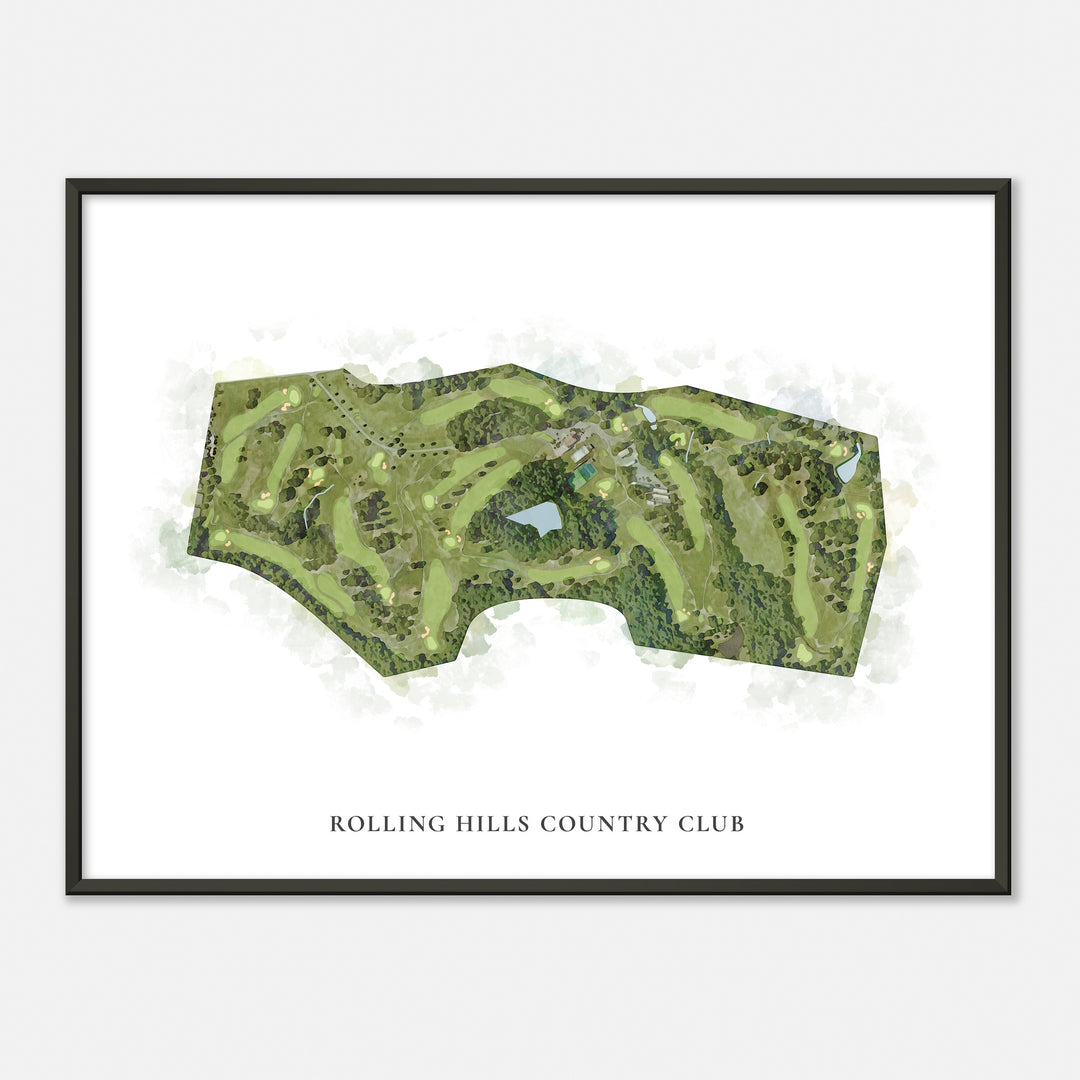 Print of Rolling Hills Country Club Classic Map