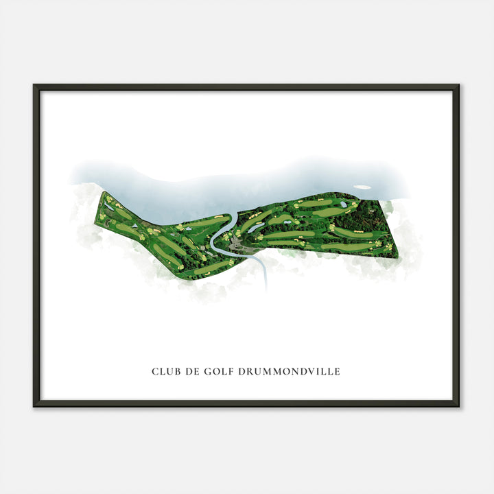 Print of Club De Golf Drummondville Classic Map
