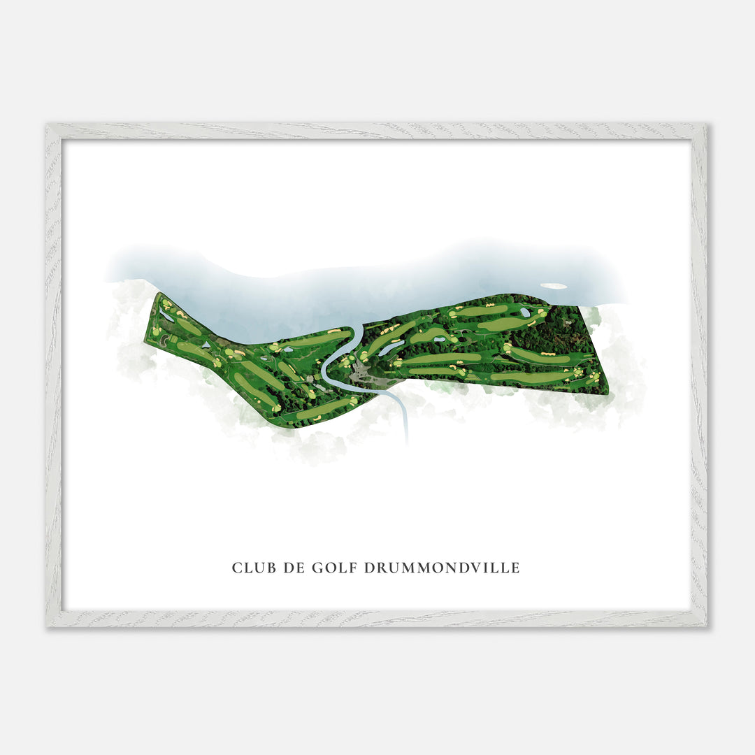 Print of Club De Golf Drummondville Classic Map