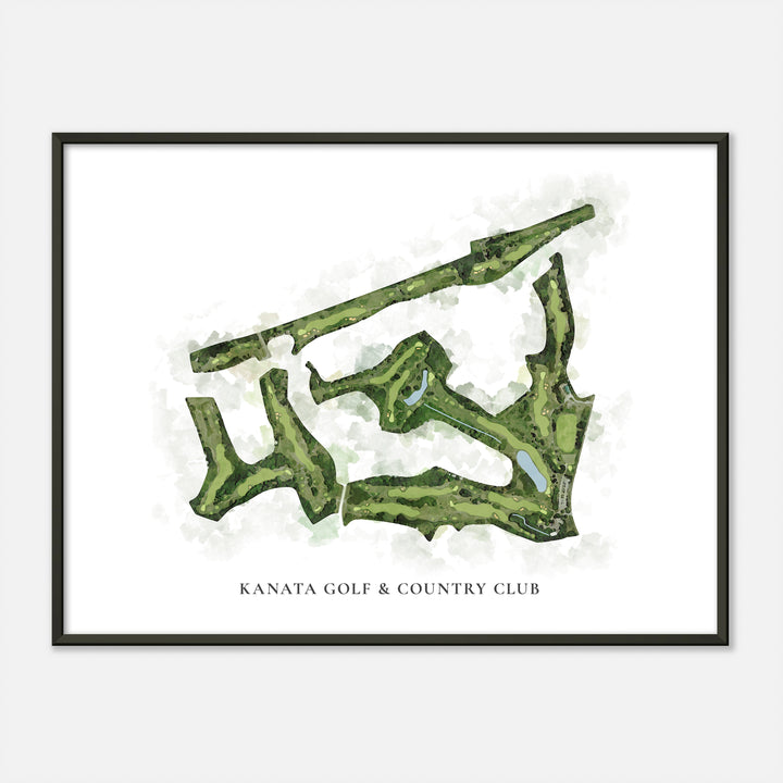 Print of Kanata Golf & Country Club Classic Map