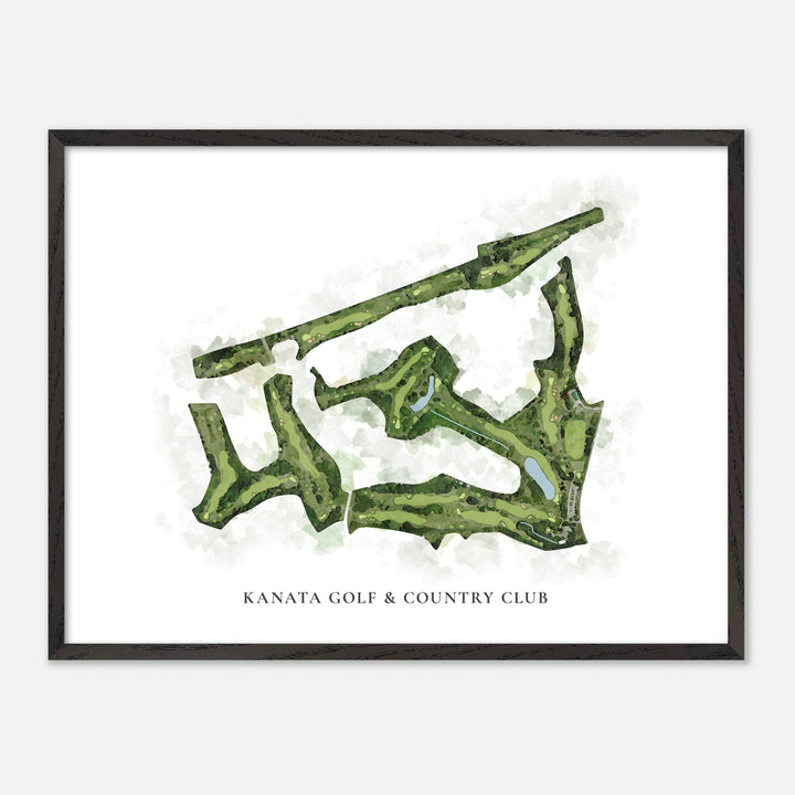 Print of Kanata Golf & Country Club Classic Map