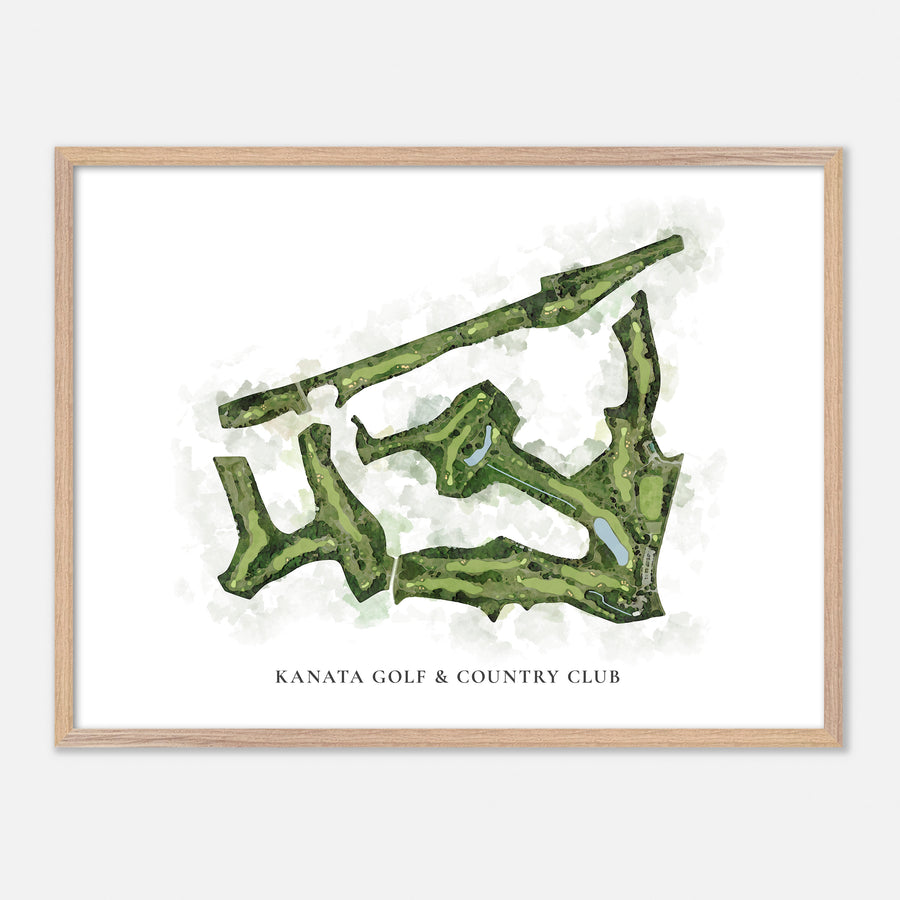 Print of Kanata Golf & Country Club Classic Map