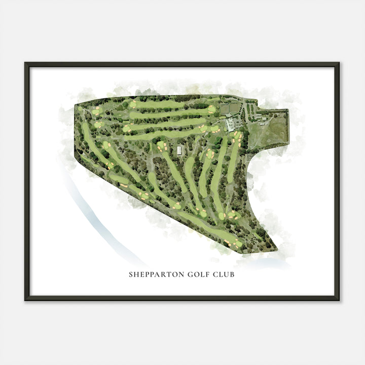 Print of Shepparton Golf Club Classic Map