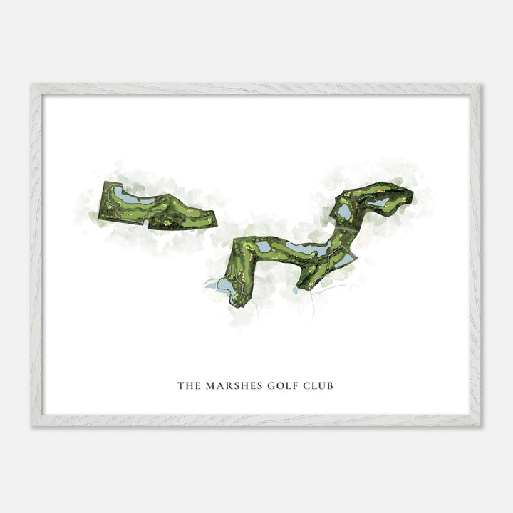 Print of The Marshes Golf Club Classic Map