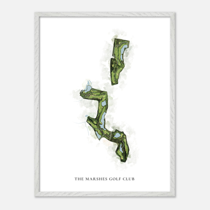 Print of The Marshes Golf Club Classic Map