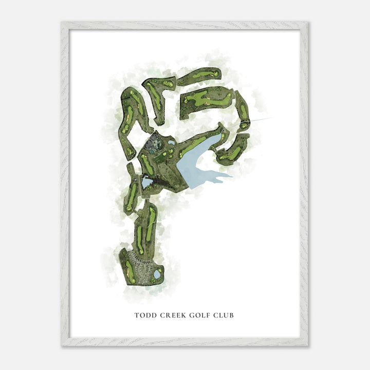 Print of Todd Creek Golf Club Classic Map
