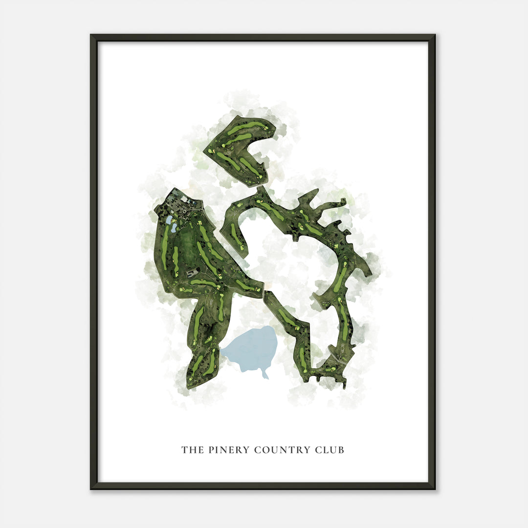 Print of The Pinery Country Club Classic Map