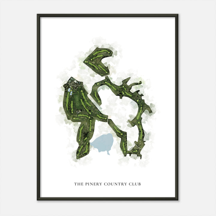 Print of The Pinery Country Club Classic Map