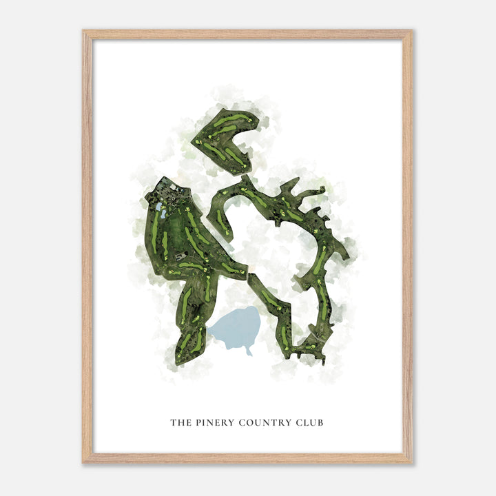 Print of The Pinery Country Club Classic Map