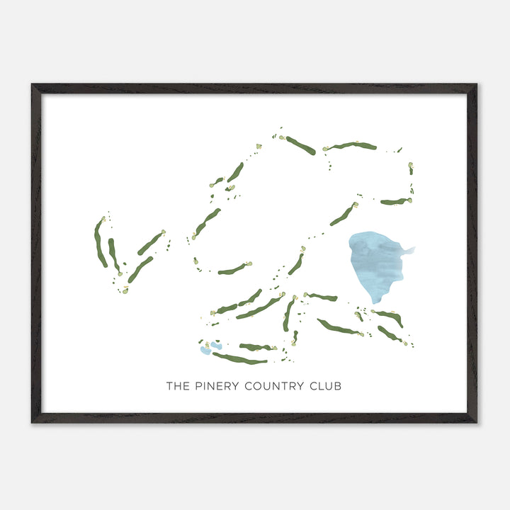 Print of The Pinery Country Club Modern Map