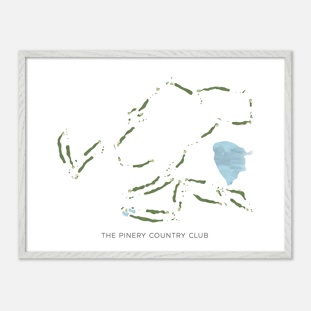 Print of The Pinery Country Club Modern Map