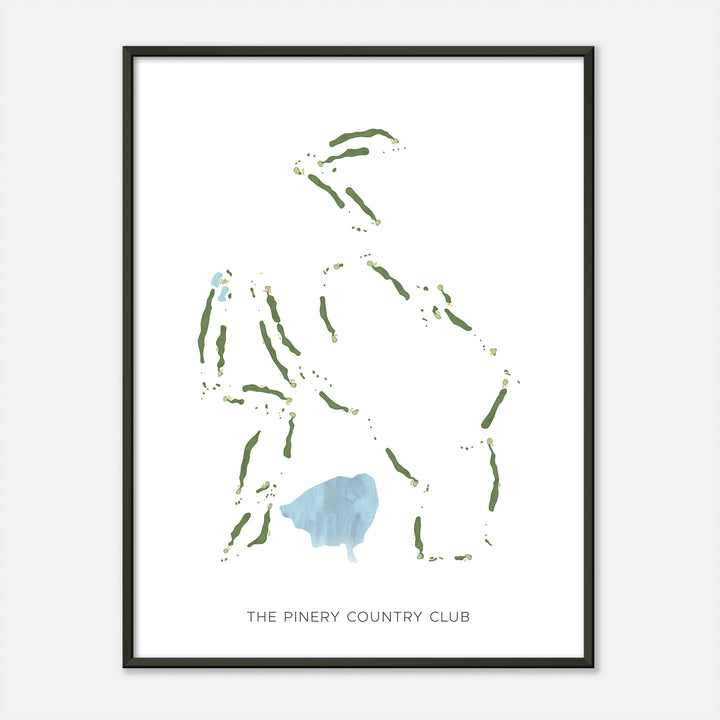 Print of The Pinery Country Club Modern Map