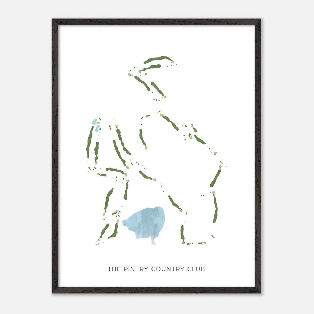 Print of The Pinery Country Club Modern Map