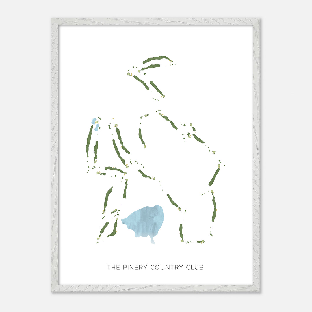 Print of The Pinery Country Club Modern Map
