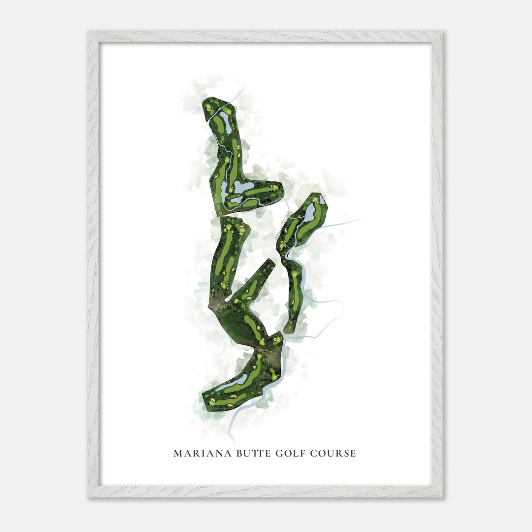 Print of Mariana Butte Golf Course Classic Map