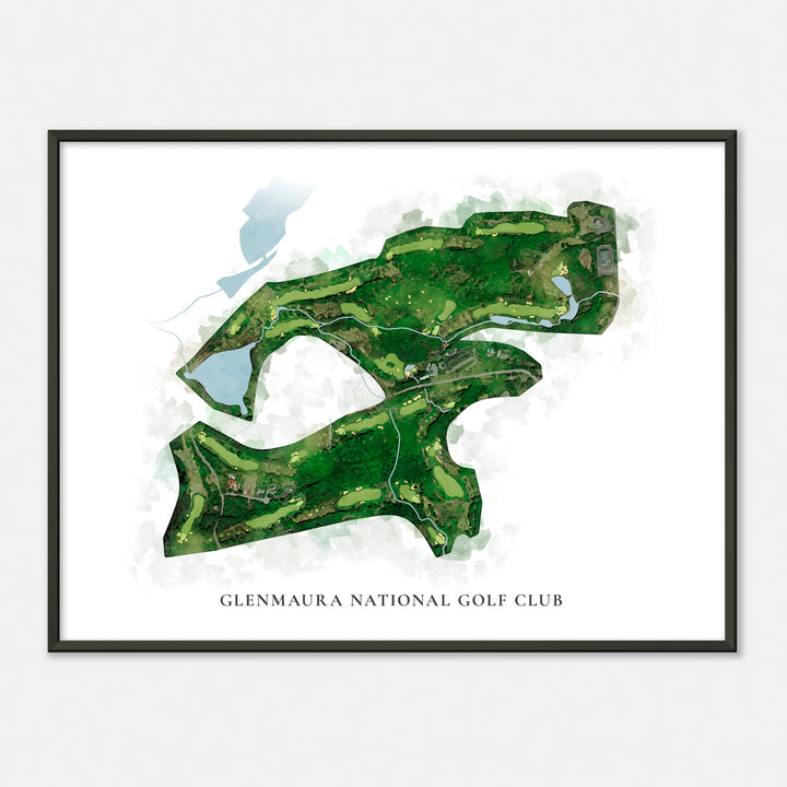 Print of Glenmaura National Golf Club Classic Map