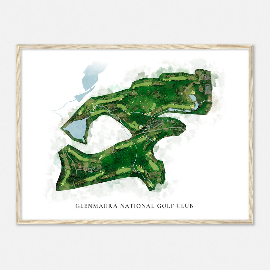 Print of Glenmaura National Golf Club Classic Map