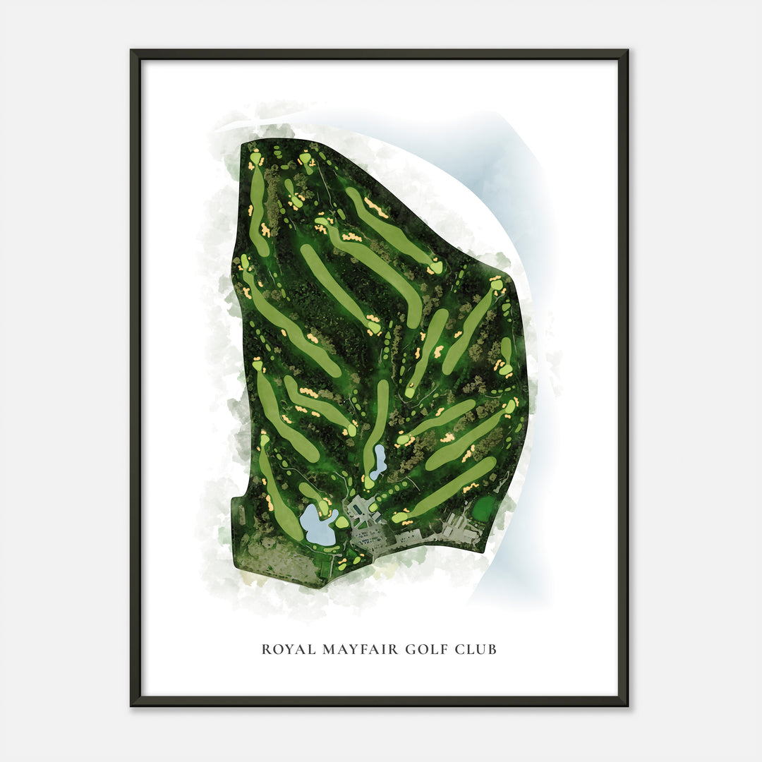 Print of Royal Mayfair Golf Club Classic Map
