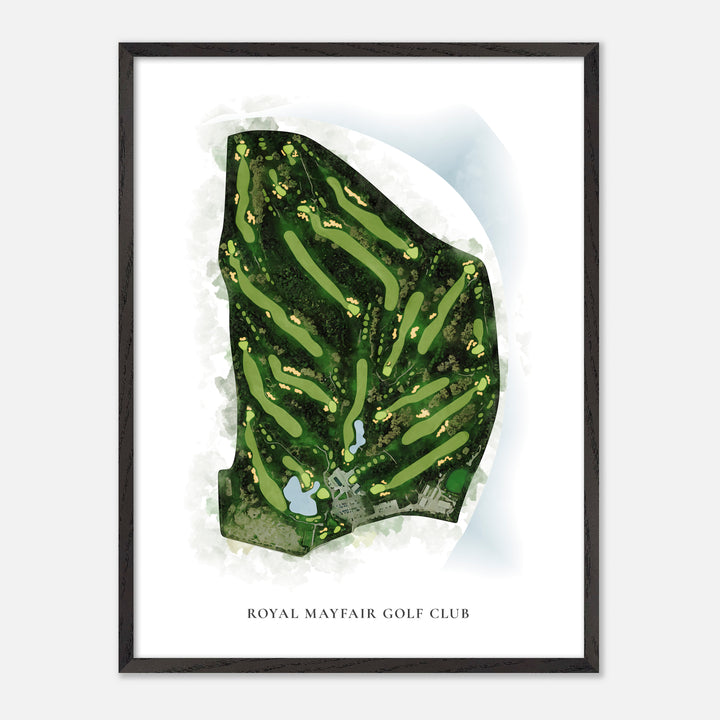 Print of Royal Mayfair Golf Club Classic Map