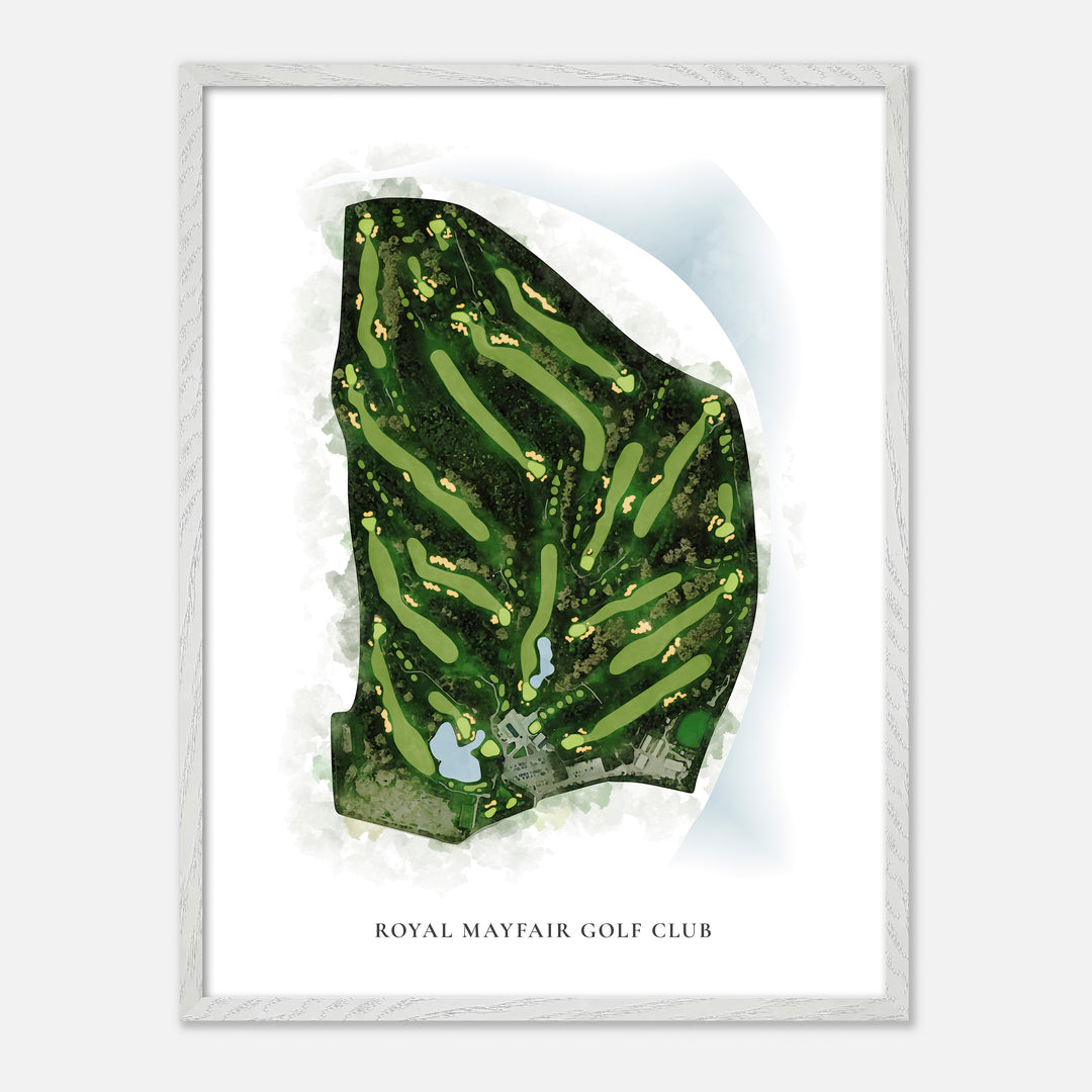 Print of Royal Mayfair Golf Club Classic Map