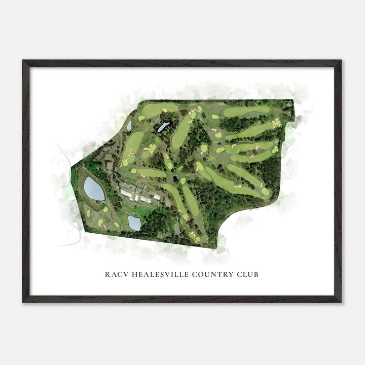 Print of Racv Healesville Country Club Classic Map