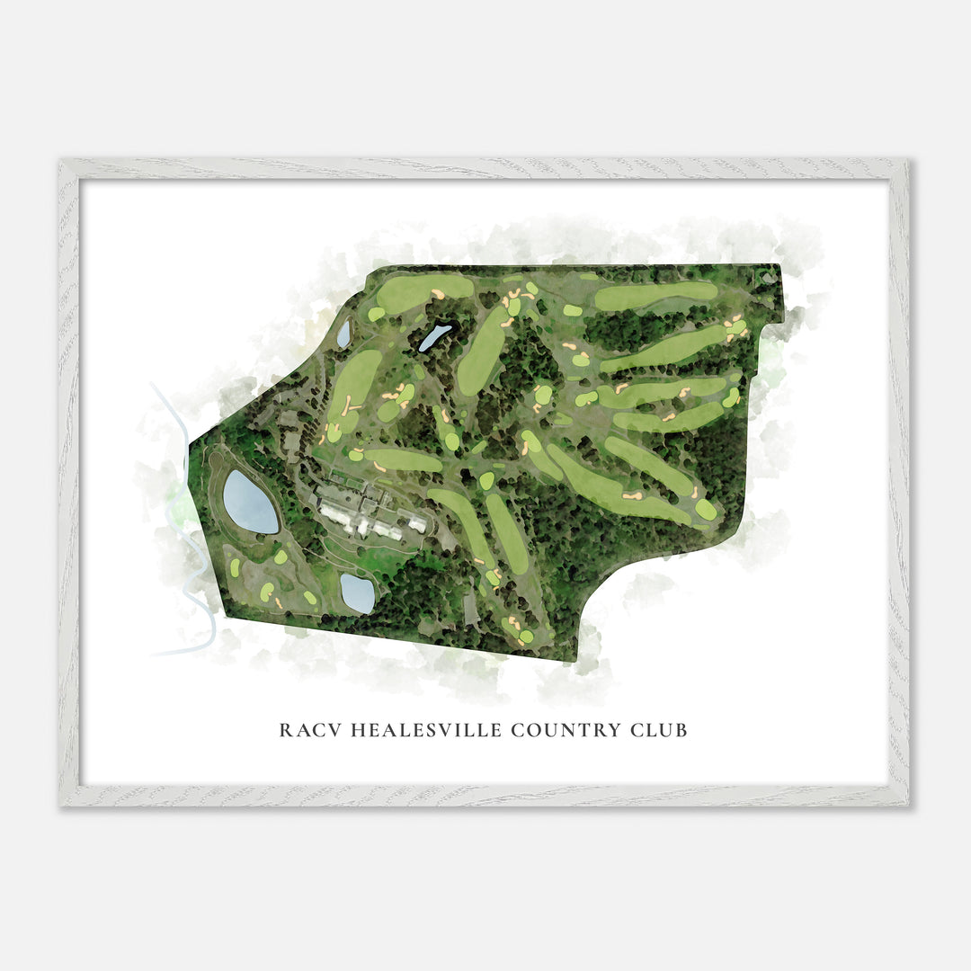 Print of Racv Healesville Country Club Classic Map