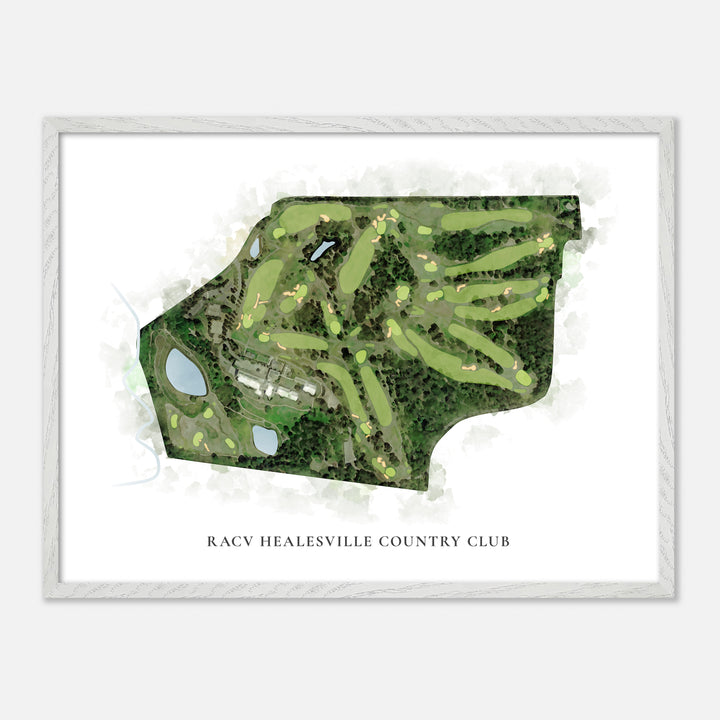 Print of Racv Healesville Country Club Classic Map
