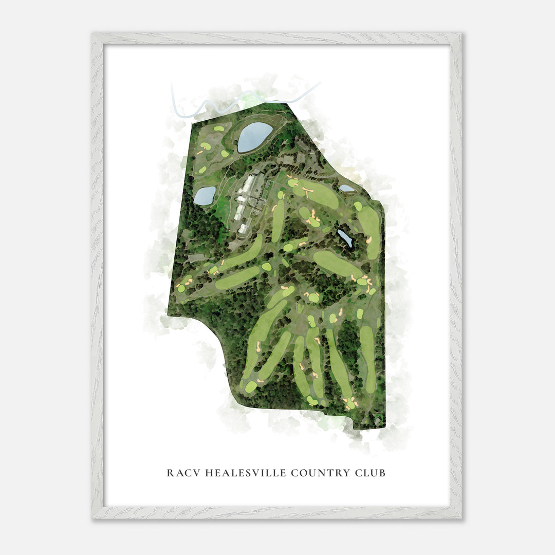 Print of Racv Healesville Country Club Classic Map