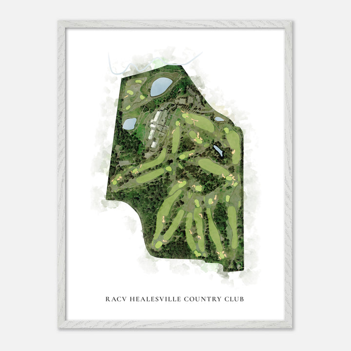 Print of Racv Healesville Country Club Classic Map