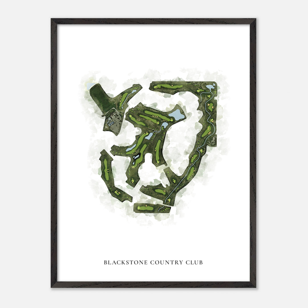Print of Blackstone Country Club Classic Map