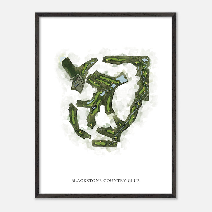 Print of Blackstone Country Club Classic Map