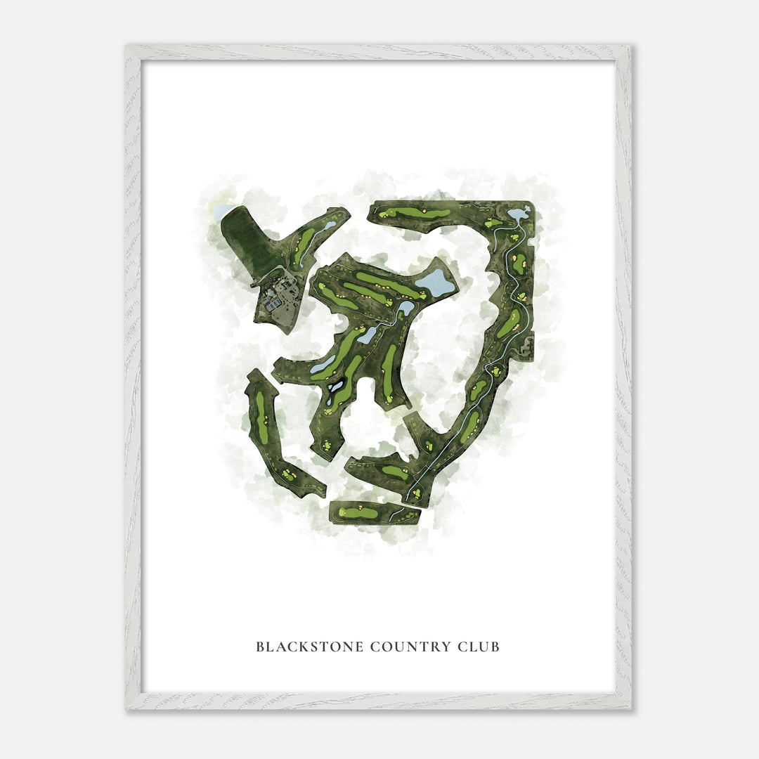 Print of Blackstone Country Club Classic Map