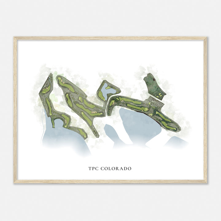 Print of Tpc Colorado Classic Map