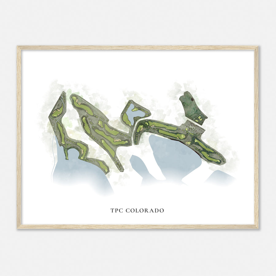 Print of Tpc Colorado Classic Map